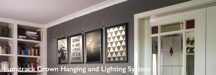 Shades Lumitrack Crown Hanging and Lighting System